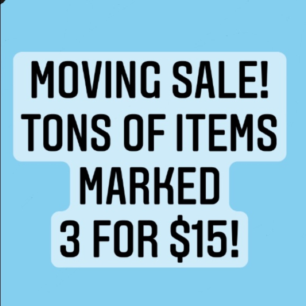 MOVING SALE